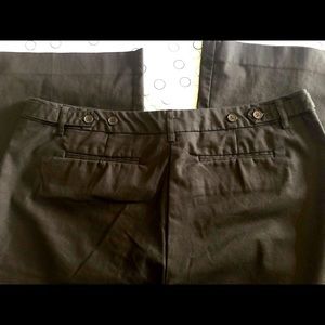 New York and Company Stretch Black Wide Leg Pants, Women